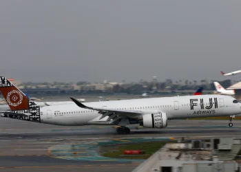 A Fiji Airways Airbus A350 arrives at Los Angeles International Airport 030826 41730c2a45454989adfbdf8d8cf41c80
