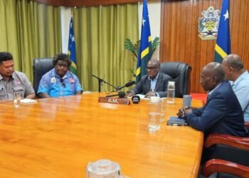 PM Manele supported by NDC Chairman and NDMO Director Secretary to Cabinet and Secretary to Prime Minister 1200x675 1